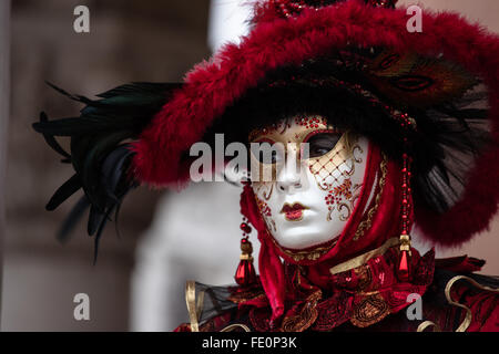 Venice carnival is one of the oldest annual carnivals in the world and very popular destination for travelers Stock Photo