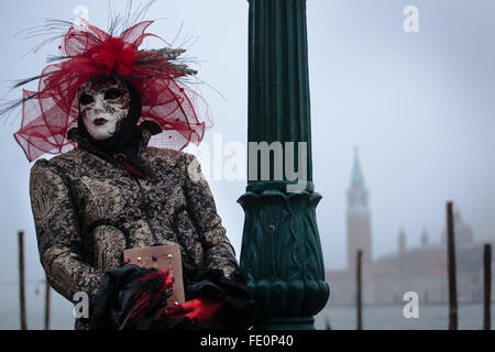 Venice carnival is one of the oldest annual carnivals in the world and very popular destination for travelers Stock Photo