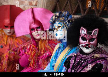 Venice carnival is one of the oldest annual carnivals in the world and very popular destination for travelers Stock Photo