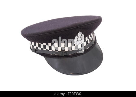 Hat of British police officer Stock Photo