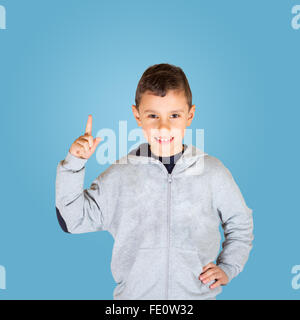 Boy with good idea Stock Photo