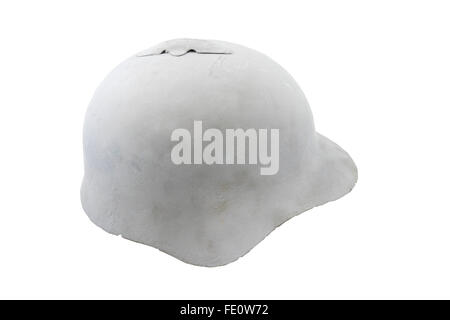 The first soviet (USSR) helmet. (SSH-36)(1936). Used before the Second World Two in Soviet Union - Japan empire conflict Stock Photo