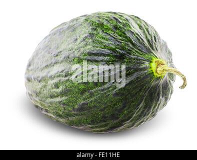 melon Isolated on white background Clipping Path Stock Photo