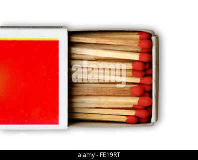 match and matchbox Stock Photo