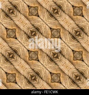 Sandy Brown Doormat Seamless Pattern Stock Photo