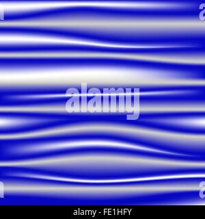 Dark blue silk drapery textile background Stock Vector