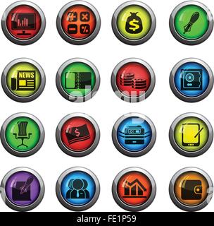 Banking business icons set Stock Vector Image & Art - Alamy