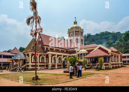 India Goa Shanta Durga Temple Stock Photo