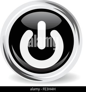 Power button icon Stock Vector