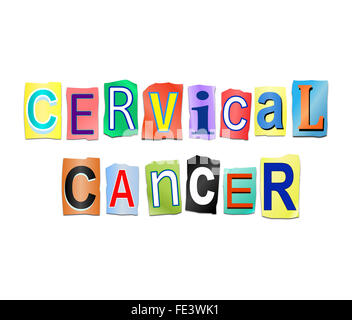 Cervical cancer. Stock Photo