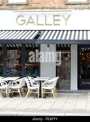 Galley restaurant in Upper Street, Islington, London Stock Photo