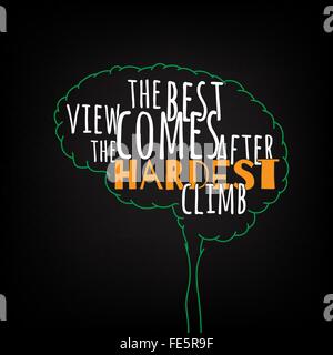 clever ideas in the brain Stock Vector