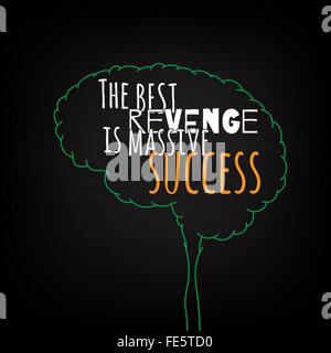 clever ideas in the brain Stock Vector