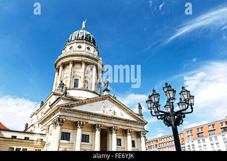 Berlin, Gendarmenmarkt:German Cathedral;Deutscher  Dom Stock Photo