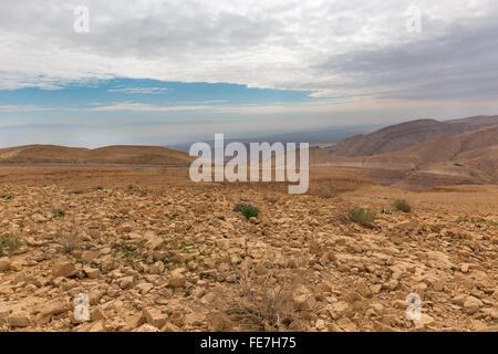 Panorama of Arava desert in Israel Stock Photo - Alamy