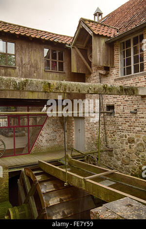 The old water paper mill of Herisem Stock Photo