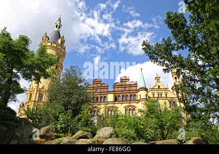 Schwerin Castle (Schweriner Schloss), Mecklenburg-Vorpommern state, Germany Stock Photo