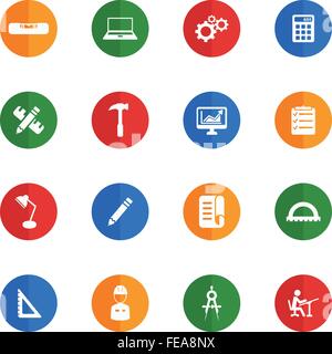 Engineering simply icons Stock Vector Image & Art - Alamy