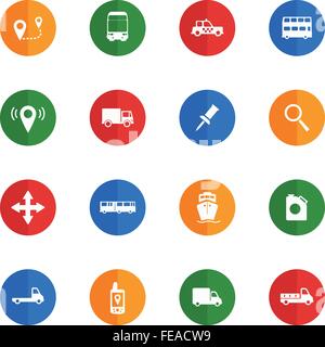 Navigation simply icons Stock Vector