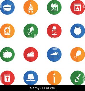 Thanksgiving simply icons Stock Vector Image & Art - Alamy