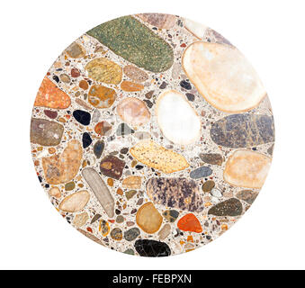 Texture of concrete stone wall. Section of Glen Canyon Dam concrete structure, Arizona, USA. Stock Photo