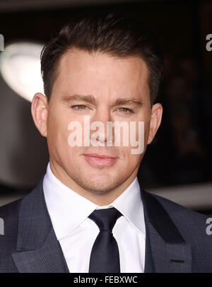 CHANNING TATUM US film actor in February 2016. Photo Jeffrey Mayer Stock Photo