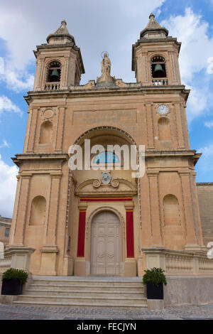 Marsaxlokk Parish Church, Malta Stock Photo