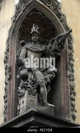 Saint Florian, patron of firemen Stock Photo