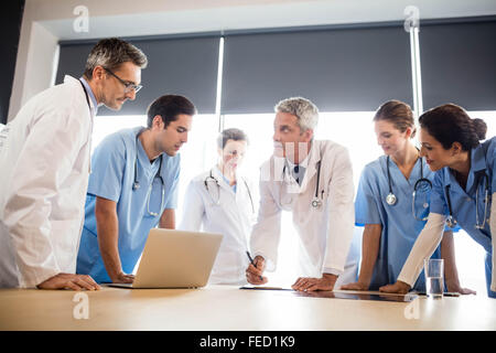 Medical team having a meeting Stock Photo