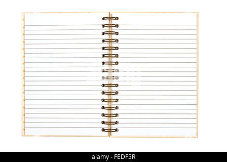 Blank Journal Background Stock Photo
