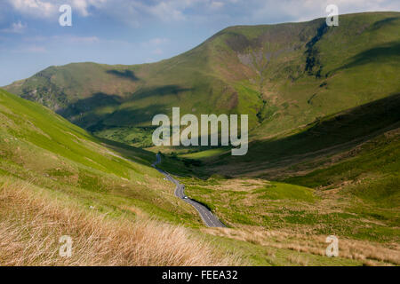 Bwlch yr Oerddrws A470 mountain pass road between Dinas Mawddwy and ...