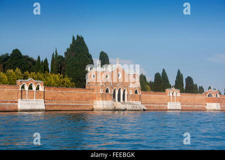 Venice San Michele in Isola Cimitero Cemetery island Venice Veneto Italy Stock Photo