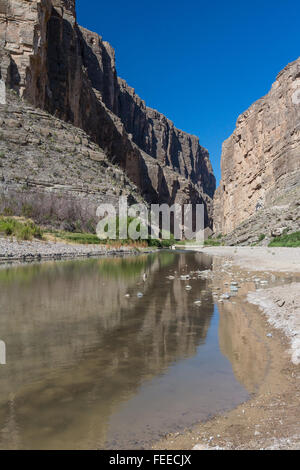 Santa Elena Canyon, Big Bend National Park, Brewster Co, TX   USA Stock Photo