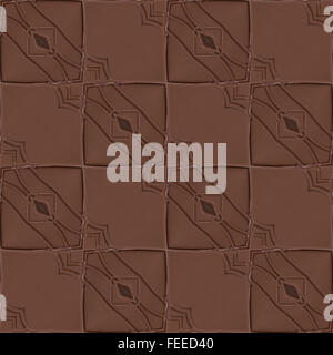 Chocolate Block Seamless Texture Pattern Stock Photo
