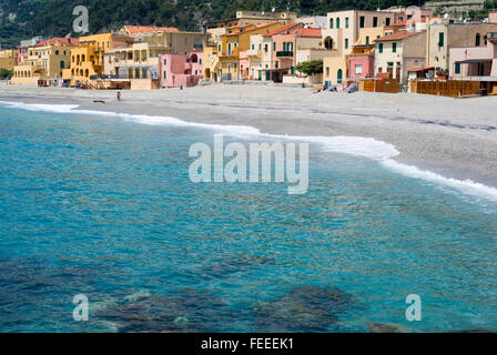 Varigotti. Beautiful village and tourist destination in Liguria region of Italy Stock Photo