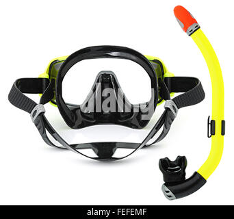 Download A Yellow Snorkel And Diving Mask On A Yellow Background Overhead Lay Flat Stock Photo Alamy PSD Mockup Templates