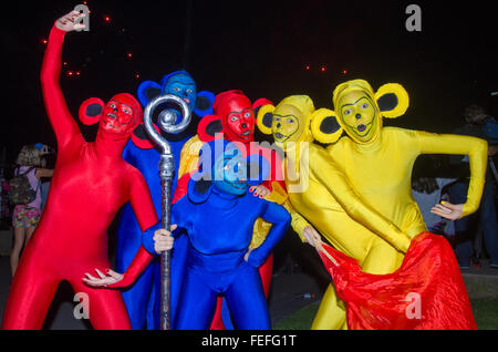 Sydney, Australia - 6th February 2016: City of Sydney Chinese New Year official launch event which took place at Dawes Point.  Chinese New Year events will be taking place throughout Sydney from the 6th until the 21st of February. Credit:  mjmediabox/Alamy Live News Stock Photo