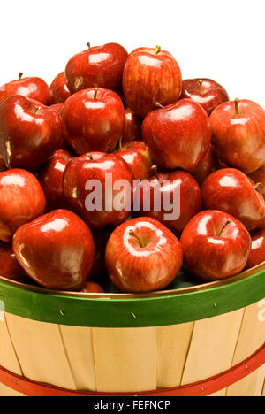 Bushel of Red Apples Stock Photo