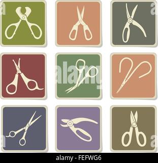 dividing icon sign. Big set of 16 colorful modern buttons for your ...