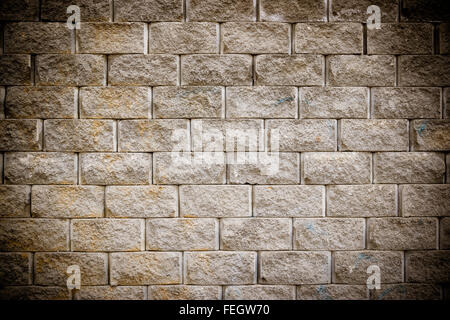 Old and vintage brick wall texture. Stock Photo