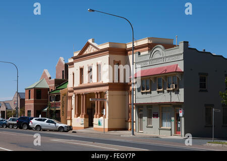 The Masonic Centre was built in 1890 by E.C. Manfred, a prominent Goulburn architect. Goulburn New South Wales Australia Stock Photo