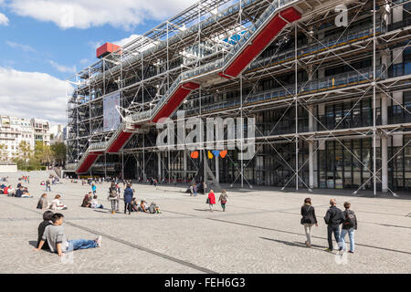 Pompidou Centre, Paris, France Stock Photo