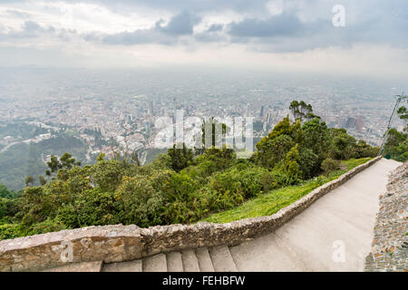 view from the top of the Monserrat mountain Stock Photo