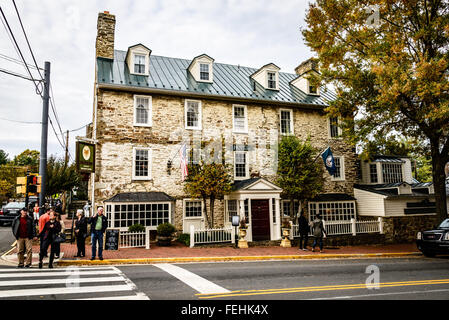 The Red Fox Inn & Tavern, 2 East Washington Street, Middleburg, Virginia Stock Photo