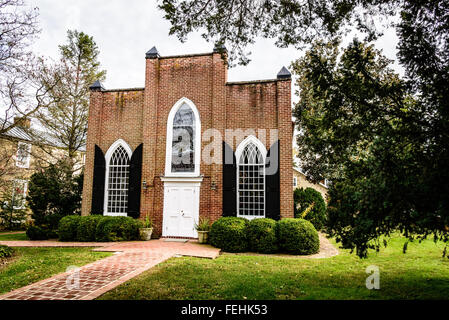 Emmanuel Episcopal Church, 105 East Washington Street, Middleburg, Virginia Stock Photo