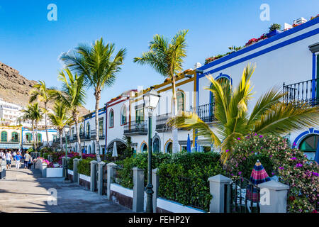 Puerto de Mogan, a beautiful, romantic town on Gran Canaria, Spain Stock Photo