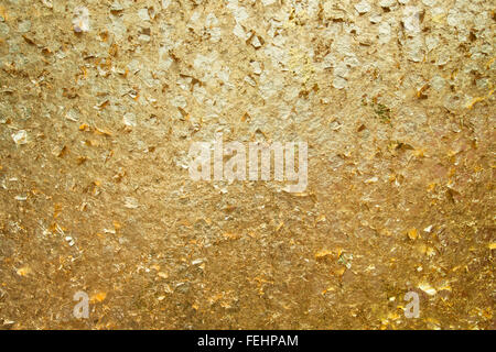 gold plates on buddha Stock Photo