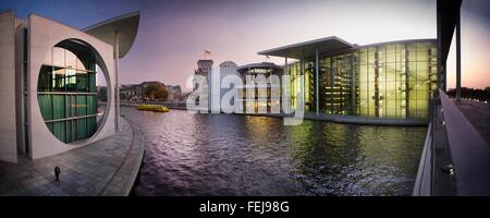 The German Bundestag is Parliament and thus legislative body of the Federal Republic of Germany, with a seat in the Reichstag building in Berlin. October 2015 Stock Photo