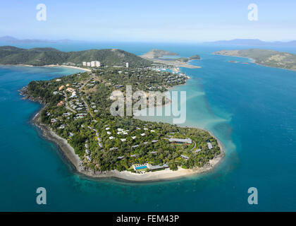 Aerial view of Hamilton Island, Queensland, Australia Stock Photo