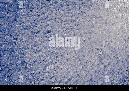 group of abstract oily bubbles over water surface Stock Photo